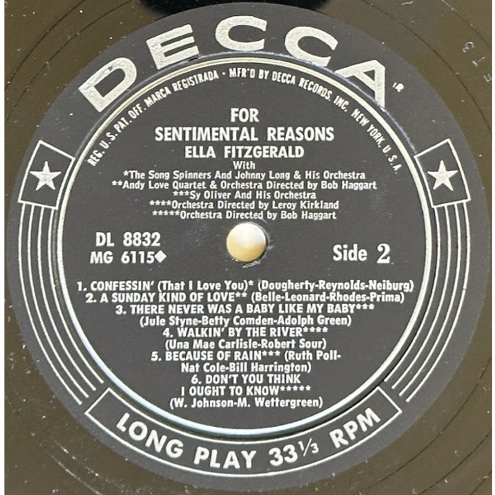 Ella Fitzgerald - For Sentimental Reasons...