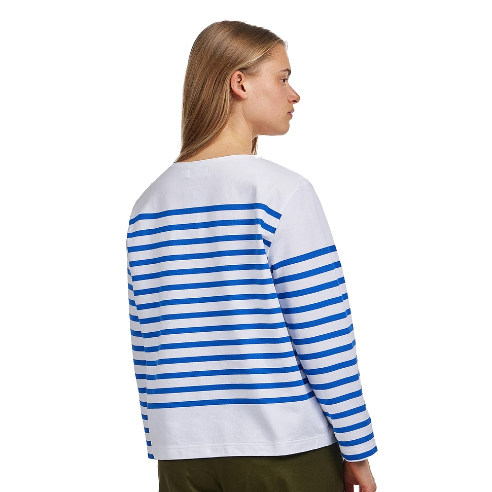 Beams Boy - Naval Stripe Big Boatneck T-Shirt