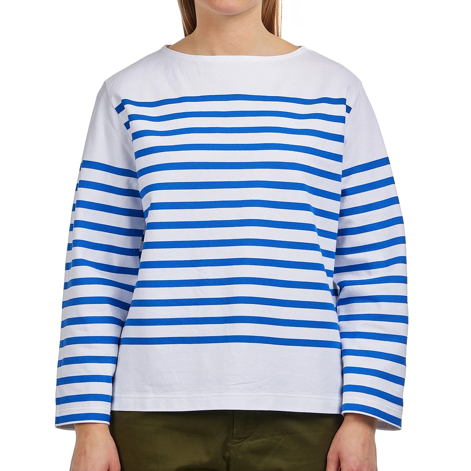Beams Boy - Naval Stripe Big Boatneck T-Shirt
