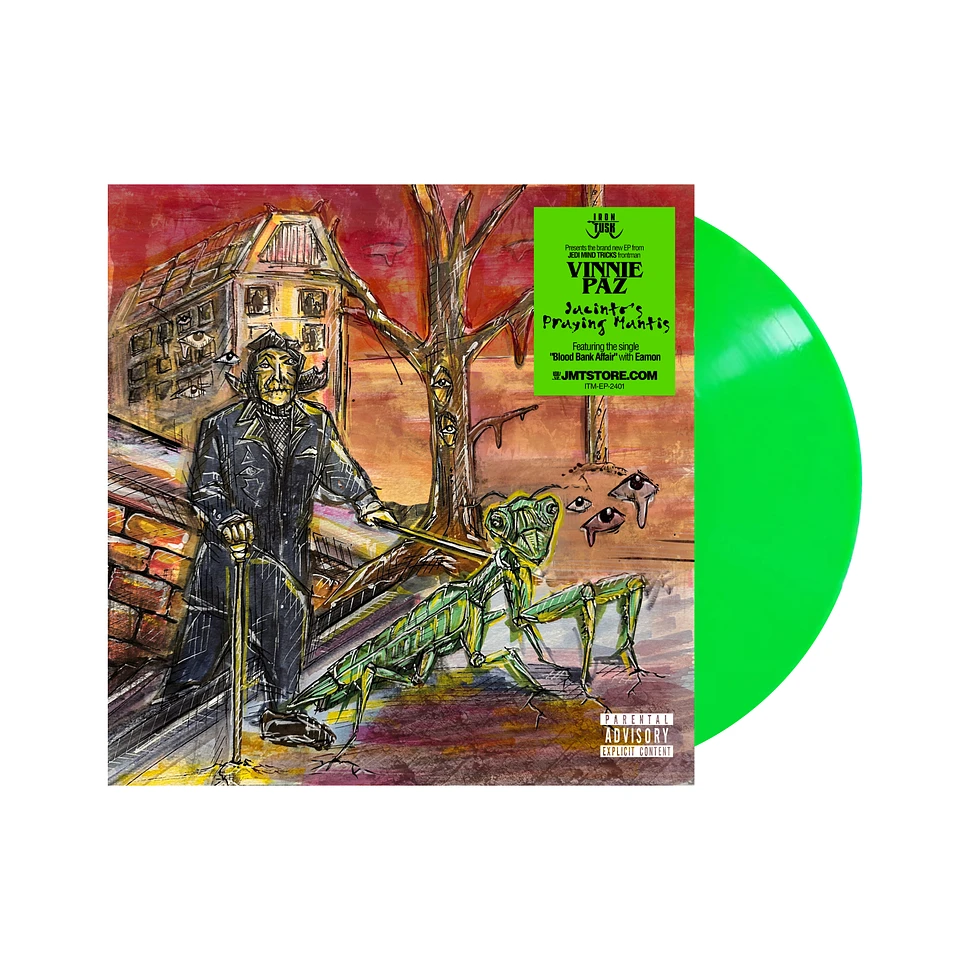 Vinnie Paz - Jacinto's Praying Mantis Neon Green Vinyl Edition