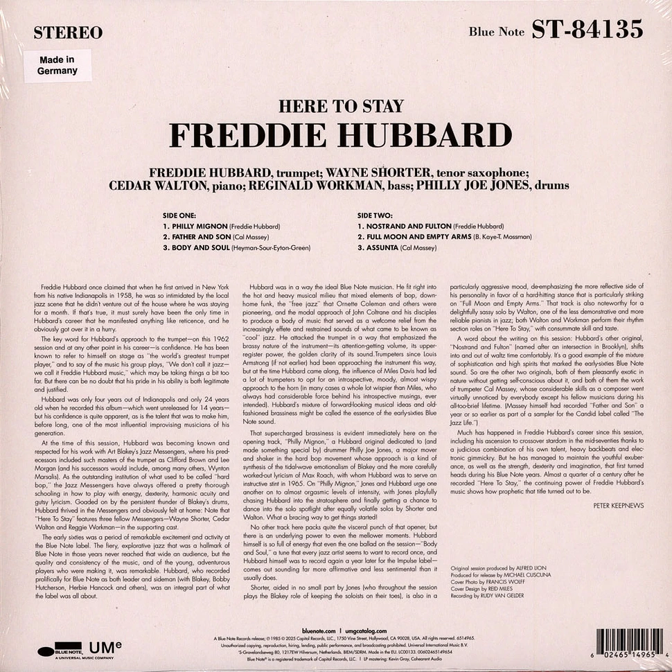 Freddie Hubbard - Here To Stay