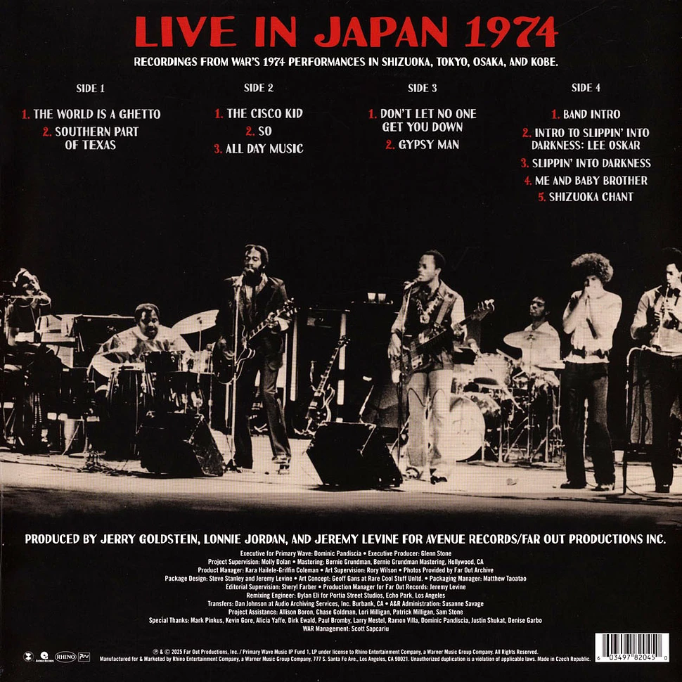 War - Live In Japan 1974