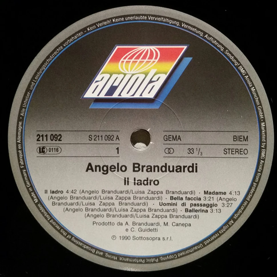 Angelo Branduardi - Il Ladro