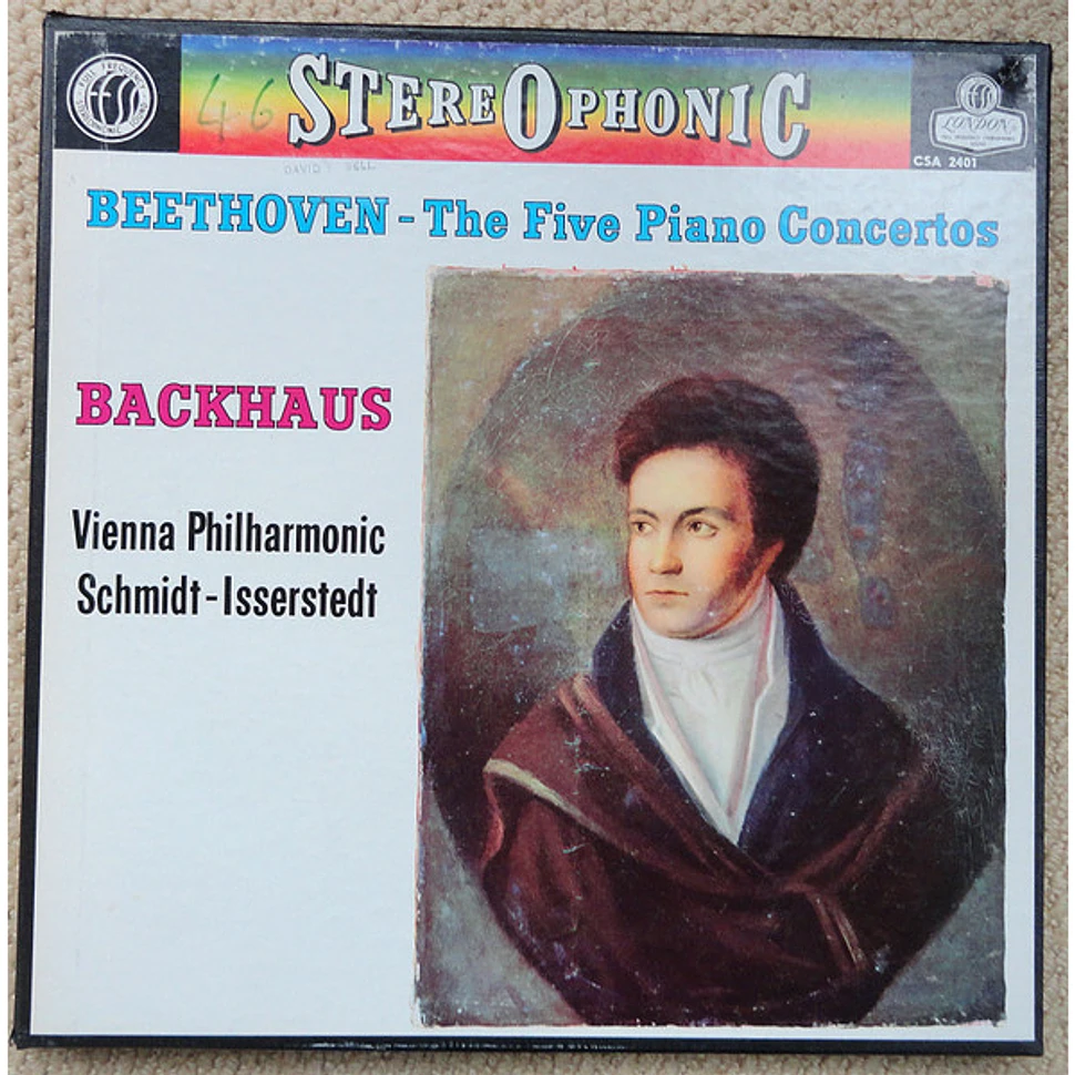 Ludwig van Beethoven / Wilhelm Backhaus, Wiener Philharmoniker, Hans Schmidt-Isserstedt - The Five Piano Concertos