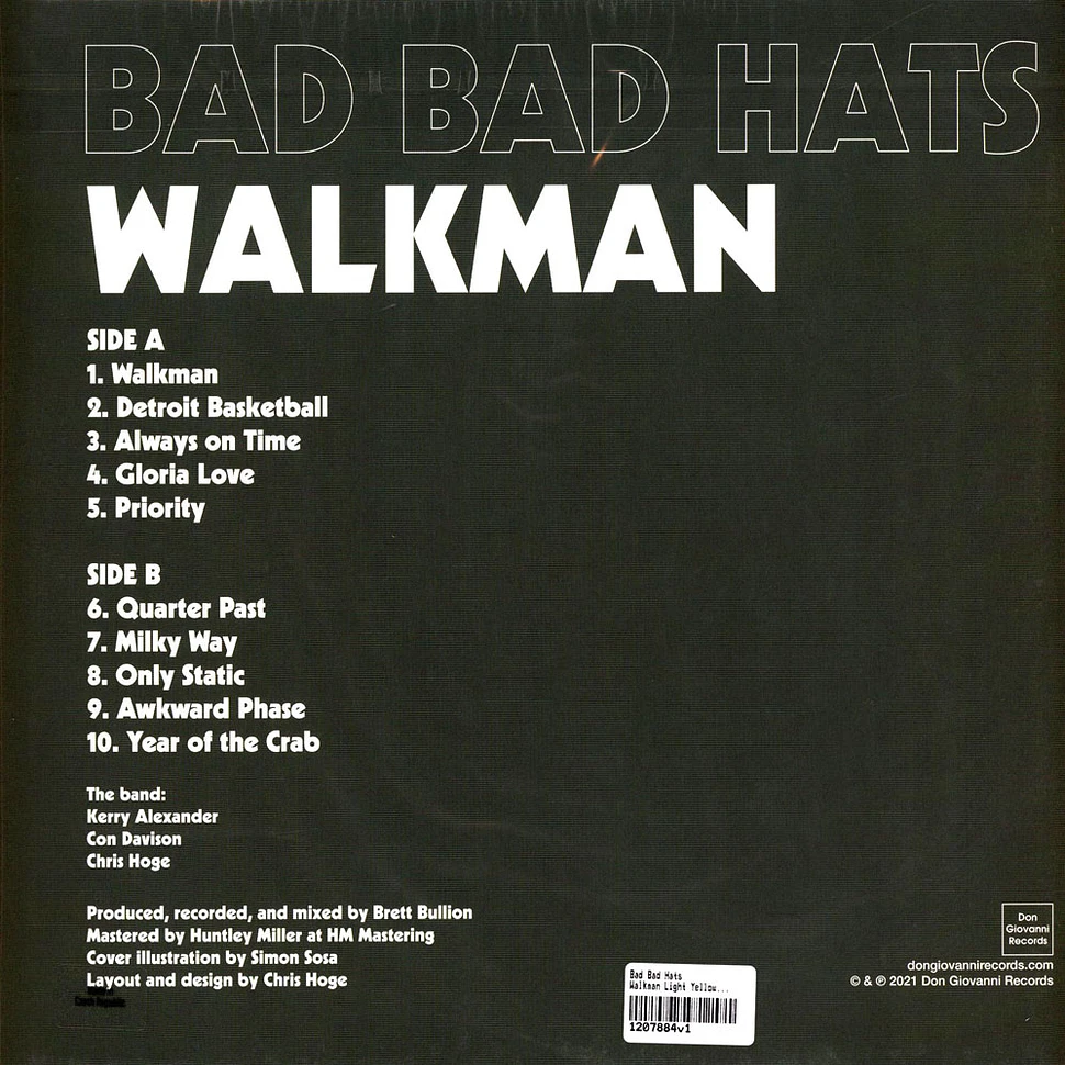 Bad Bad Hats - Walkman Light Yellow Opaque Vinyl Edition