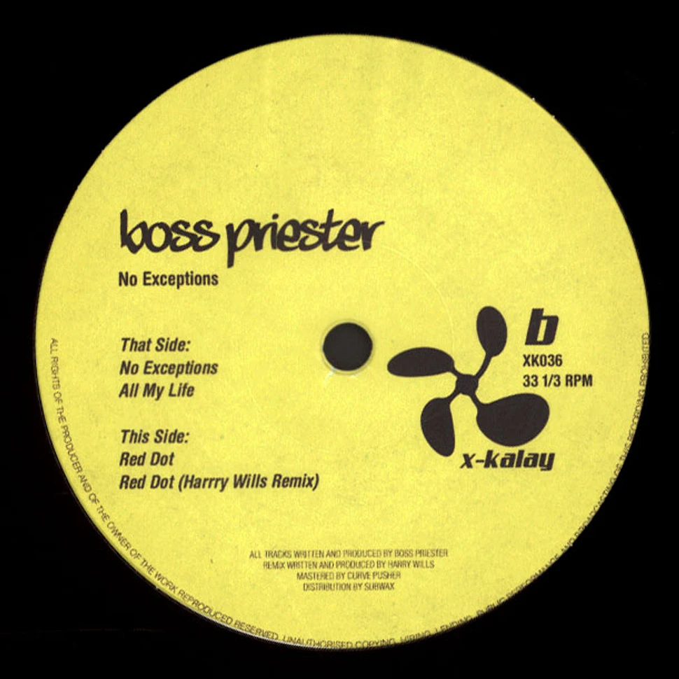 Boss Priester - No Exceptions