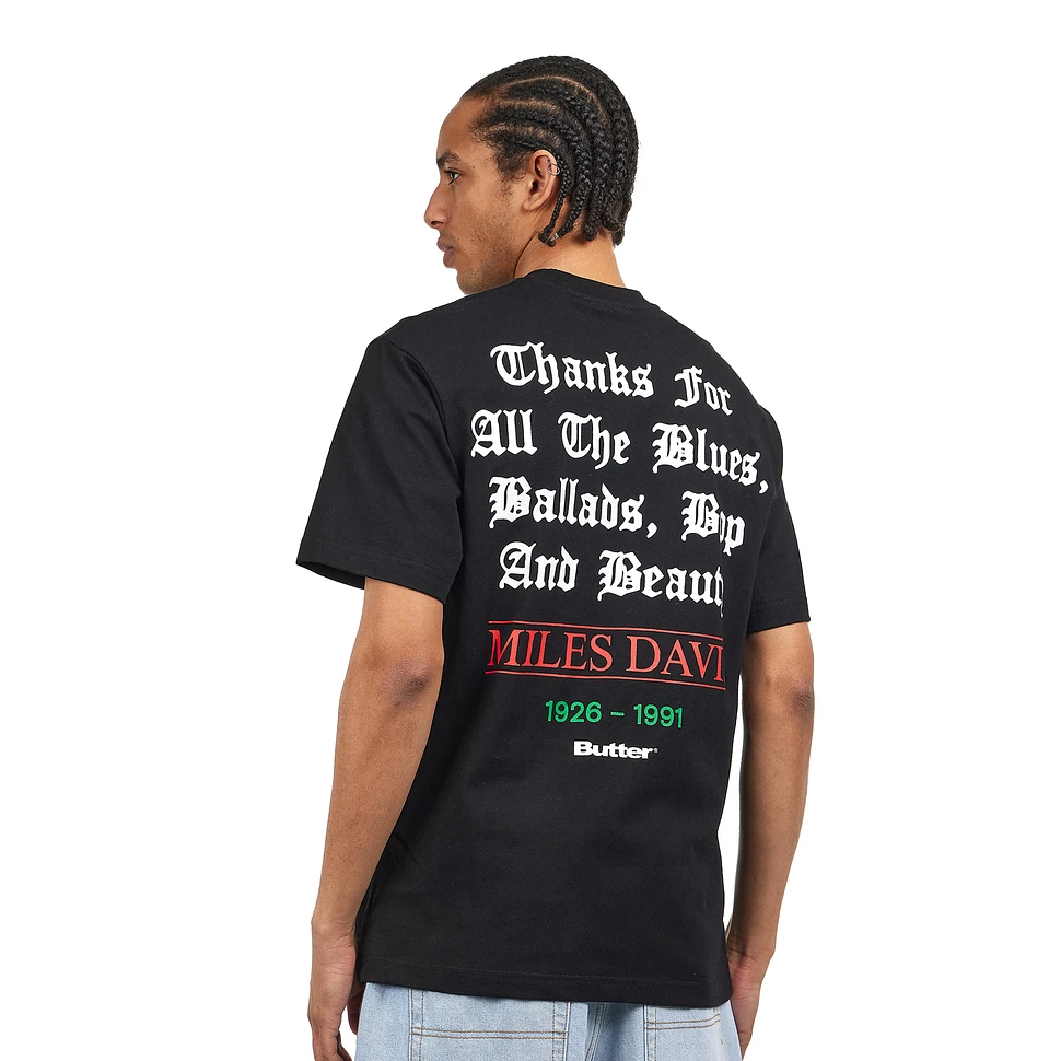 Butter Goods x Miles Davis - Thanks Crewneck