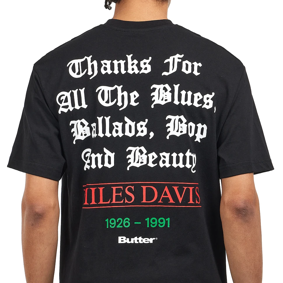 Butter Goods x Miles Davis - Thanks Crewneck