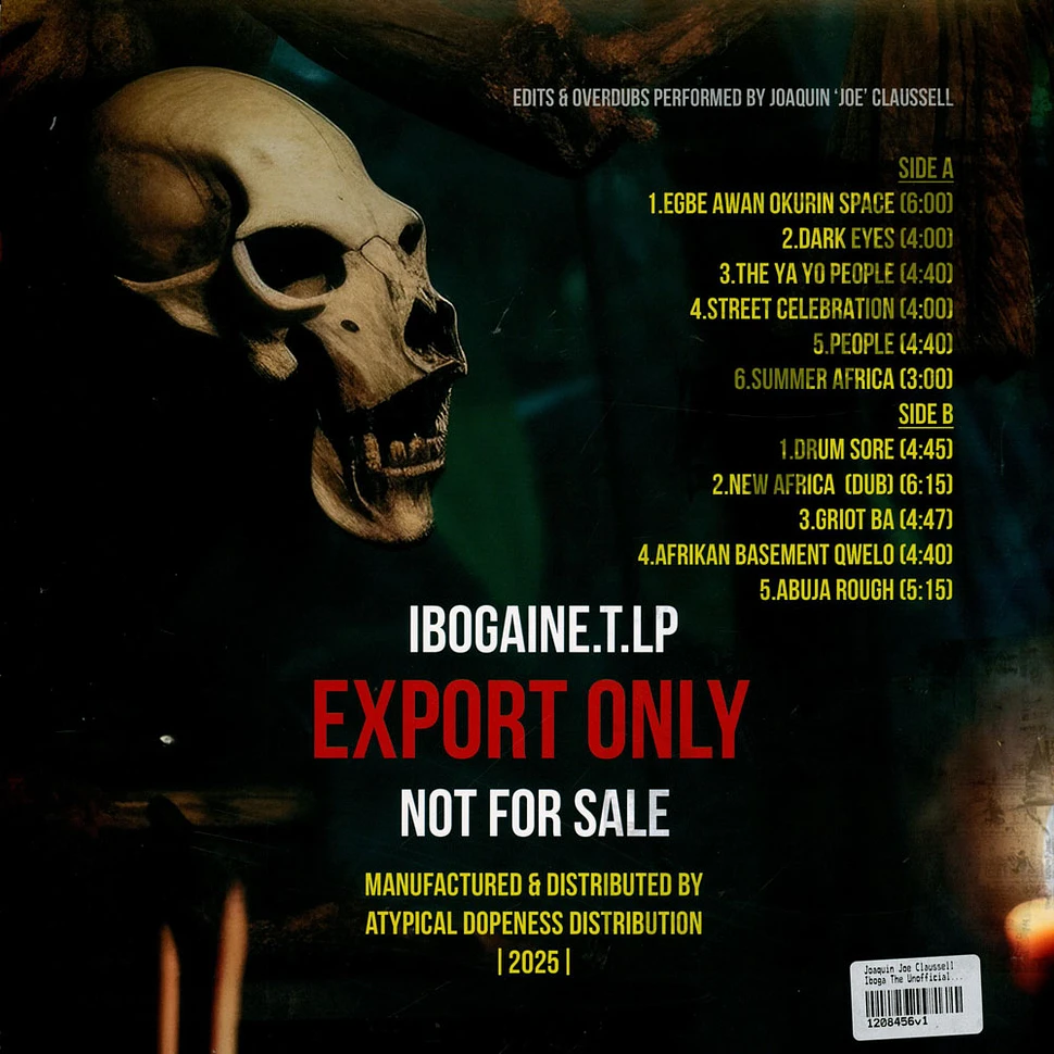 Joaquin Joe Claussell Iboga The Unofficial Edits Overdubs Vinyl joaquin-joe-claussell-iboga-the-unofficial-edits-overdubs-vinyl