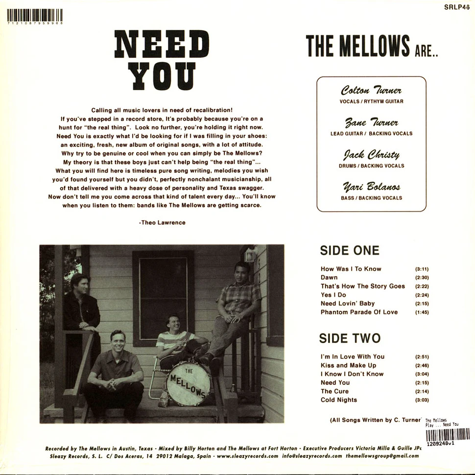 The Mellows - Play ... "Need You"