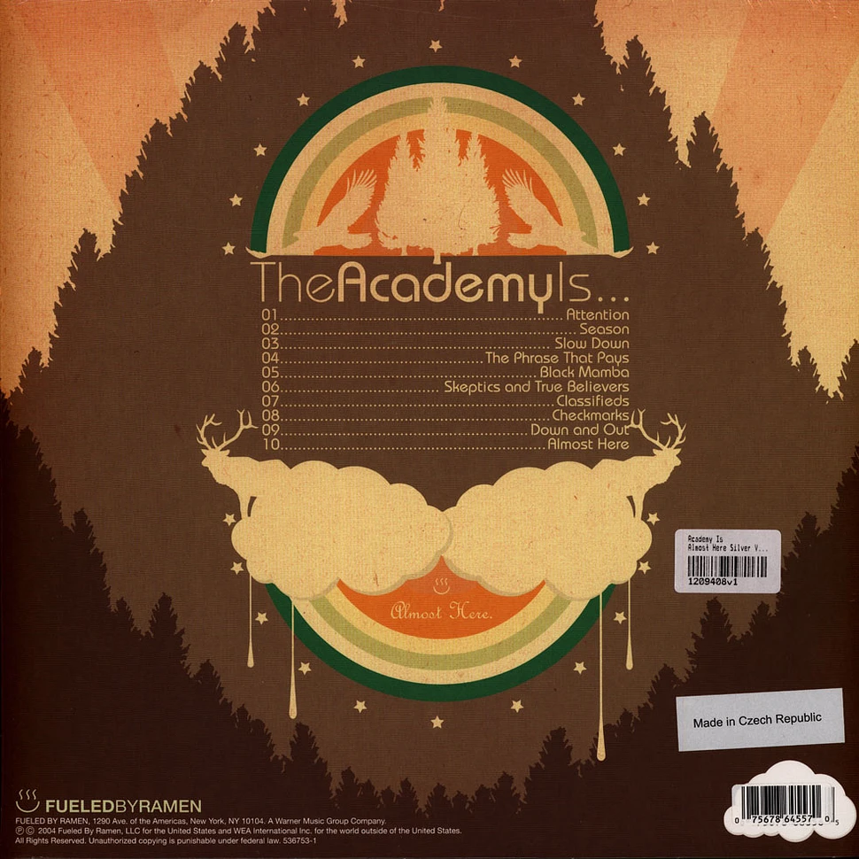 Academy Is - Almost Here Silver Vinyl Edition