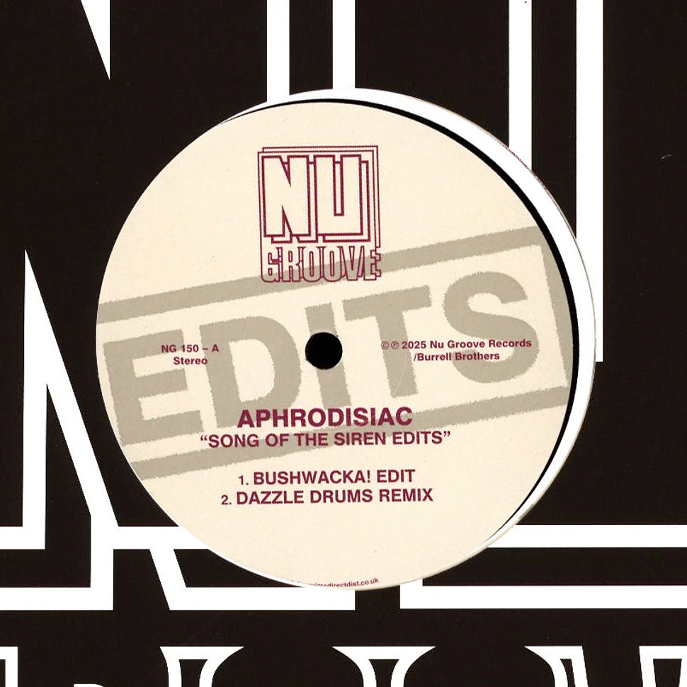 Aphrodisiac - Song Of The Siren (Edits) - Vinyl 12