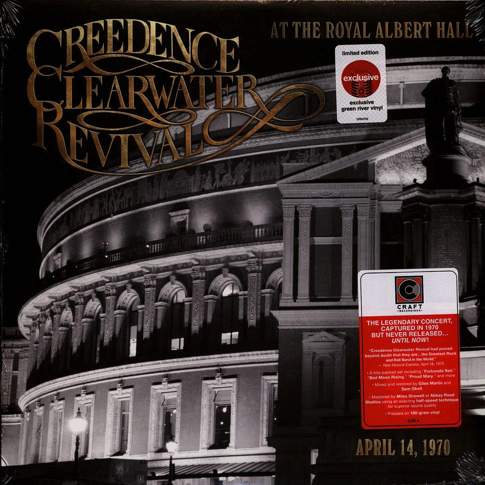 Creedence Clearwater Revival - At The Royal Albert Hall April 14 1970 Green River Vinyl Edition