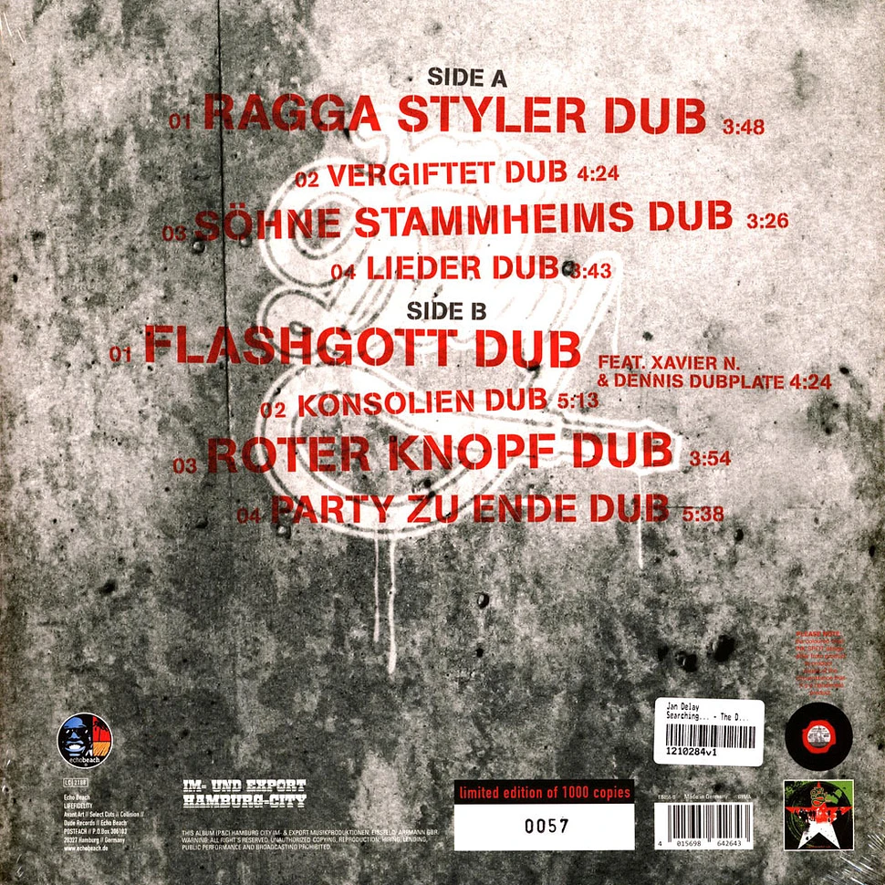 Jan Delay - Searching... - The Dubs Colored Vinyl Record Store Day 2025 Edition