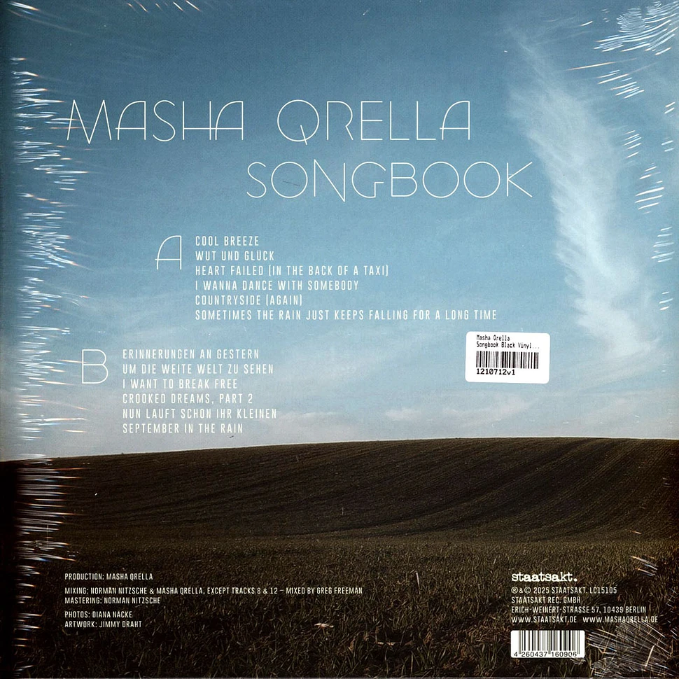 Masha Qrella - Songbook Black Vinyl Edition