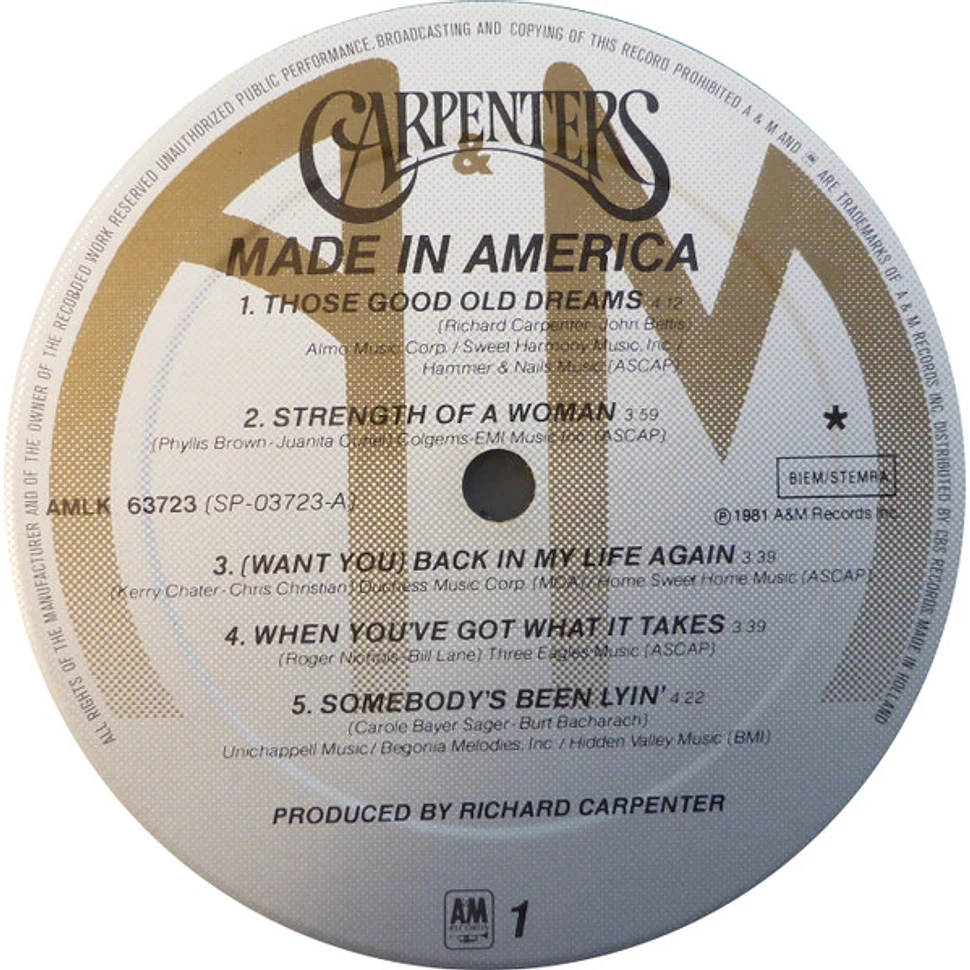 Carpenters - Made In America