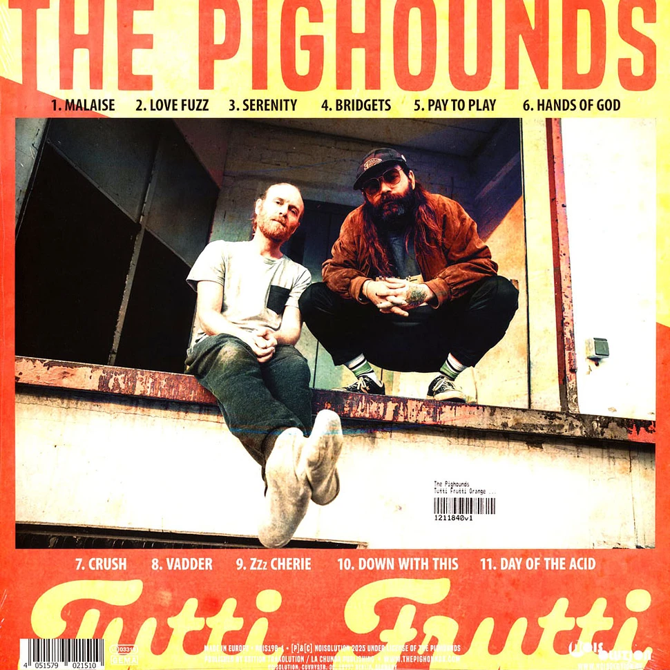 The Pighounds - Tutti Frutti Orange Vinyl Edition