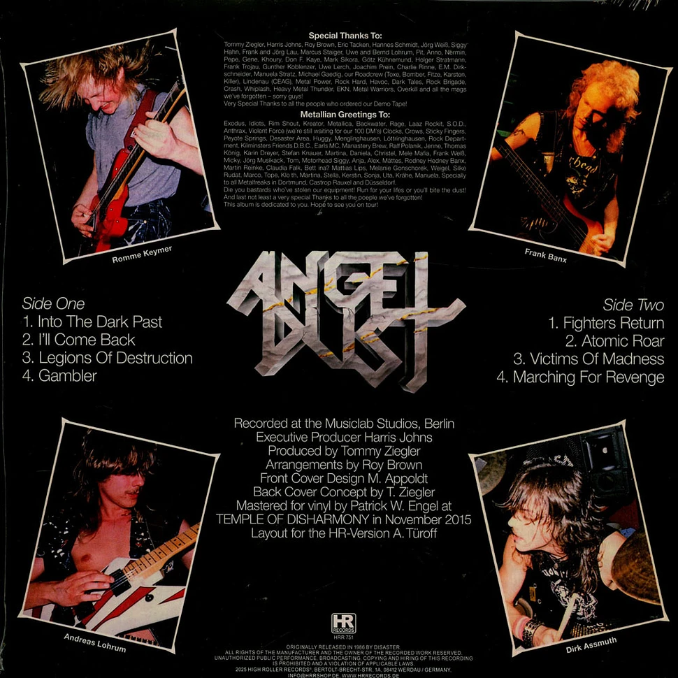 Angel Dust - Into The Dark Past Beer Colored Vinyl Edition