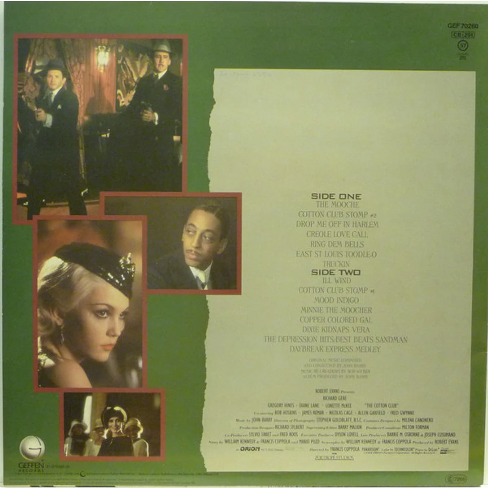 John Barry - The Cotton Club (Original Motion Picture Sound Track)