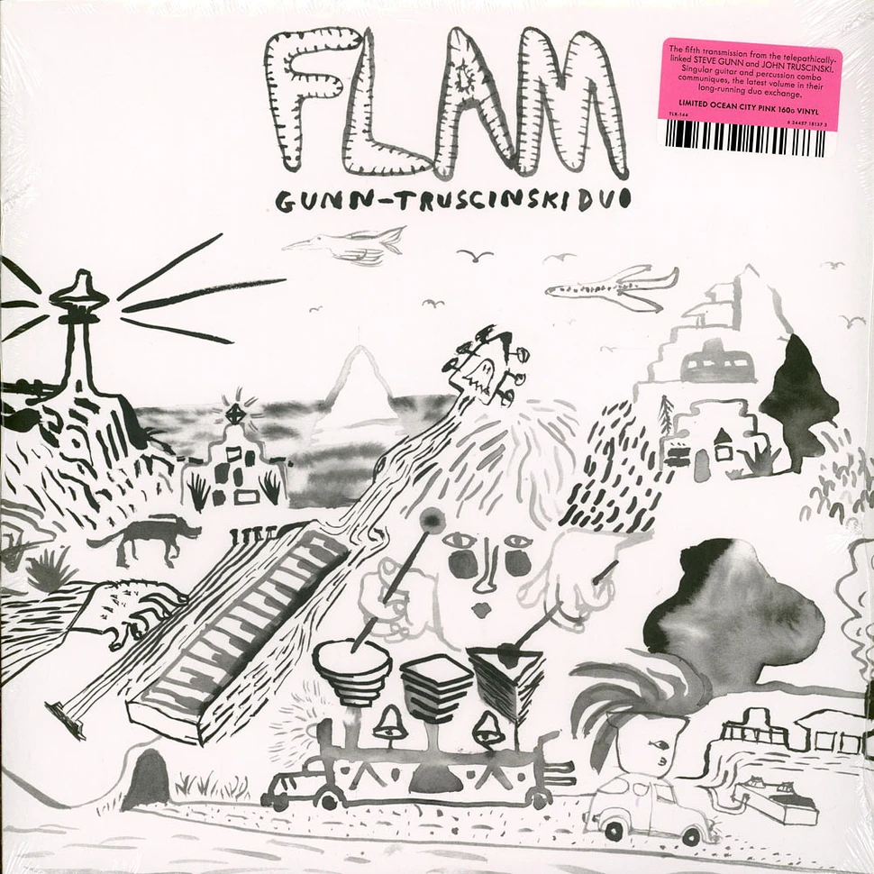 Gunn-Truscinski Duo - Flam Indie Exclusive Transparent Pink Vinyl Edition