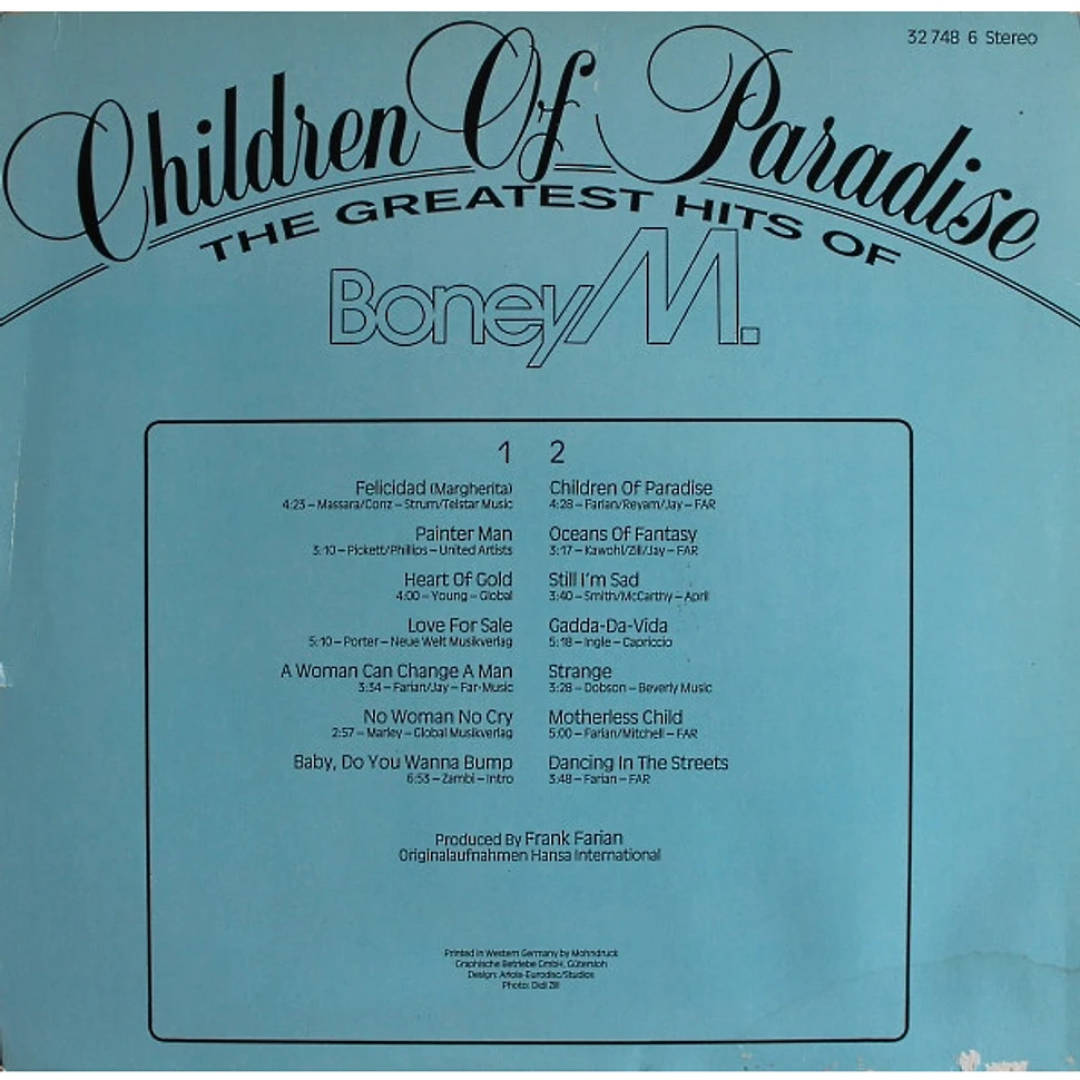 Boney M. - Children Of Paradise - The Greatest Hits Of - Volume 2