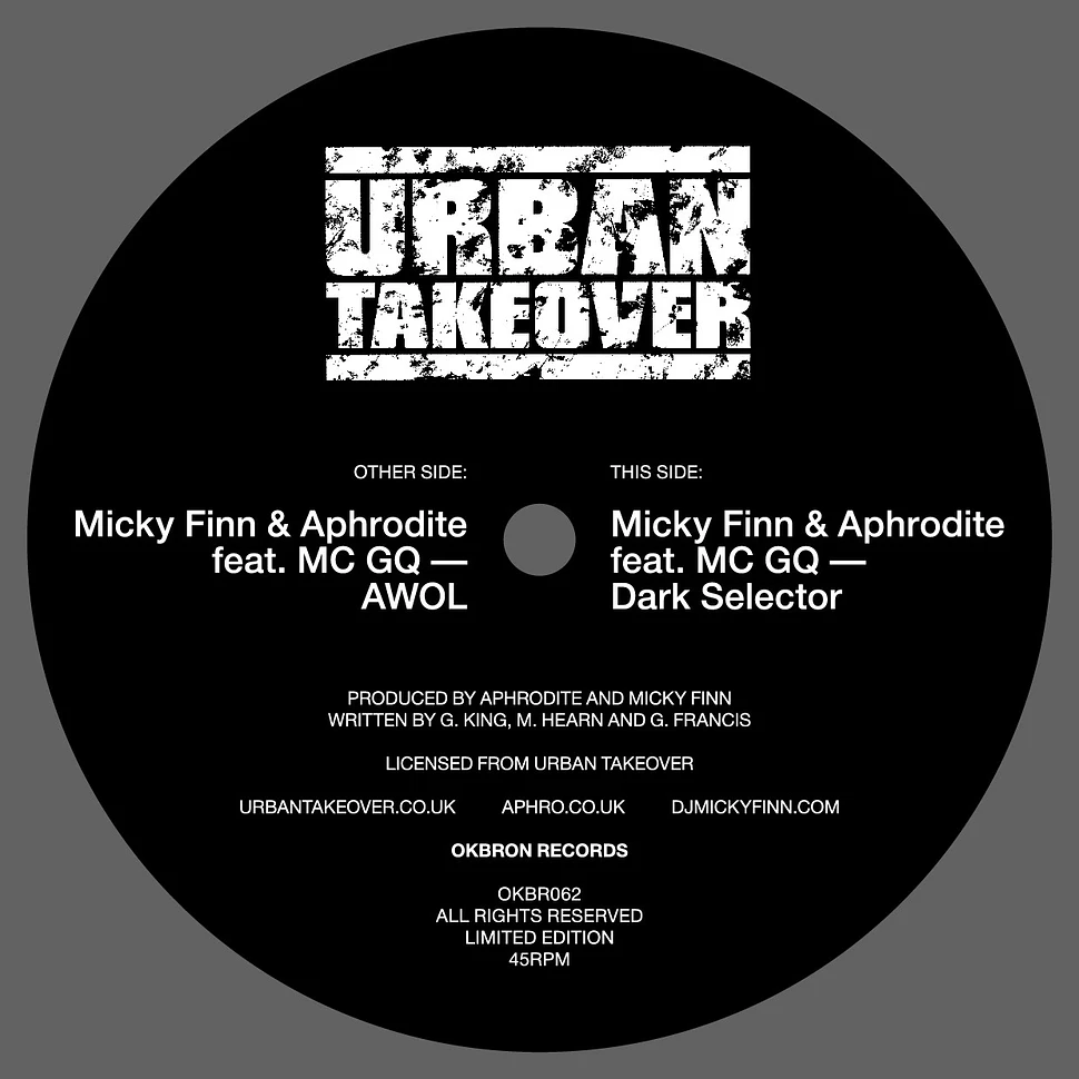 Micky Finn & Aphrodite - Awol / Dark Selector