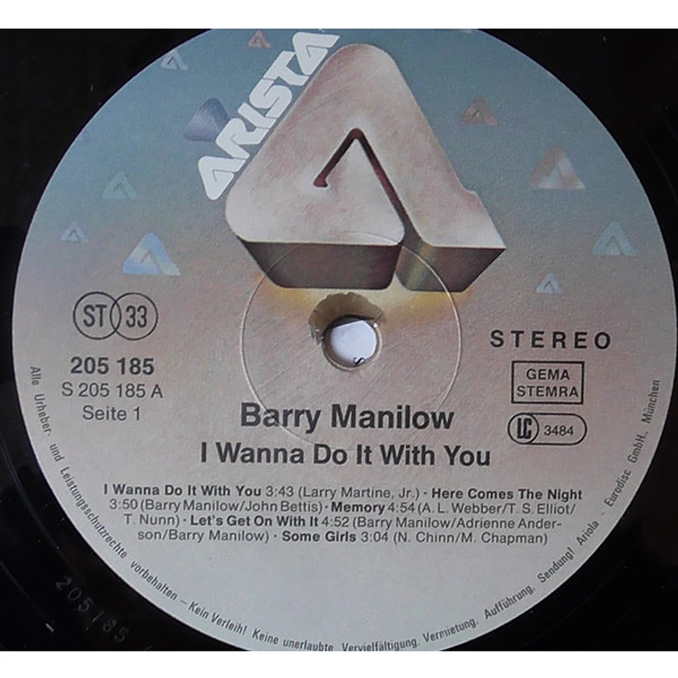 Barry Manilow - I Wanna Do It With You