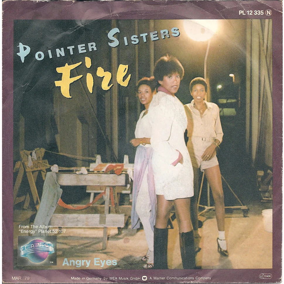 Pointer Sisters - Angry Eyes / Fire