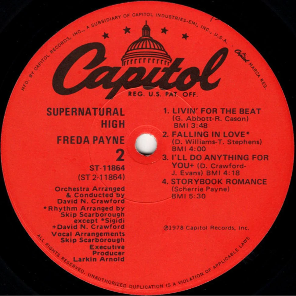 Freda Payne - Supernatural High