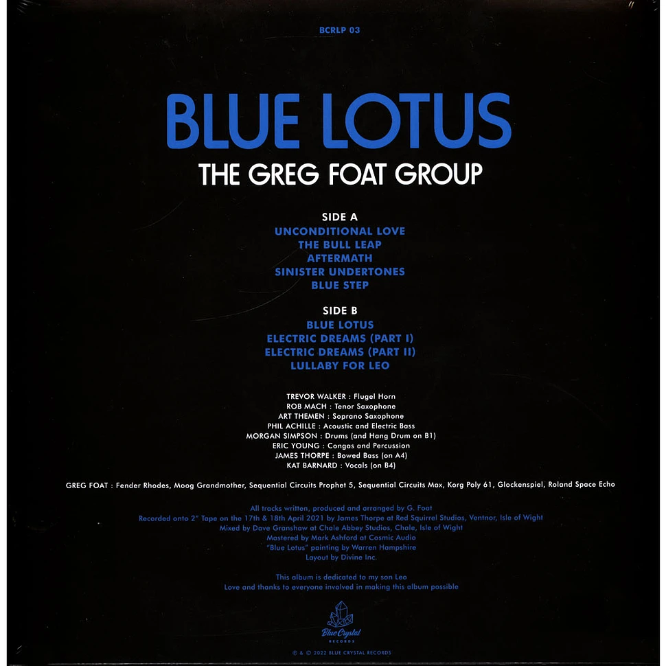 The Greg Foat Group - Blue Lotus