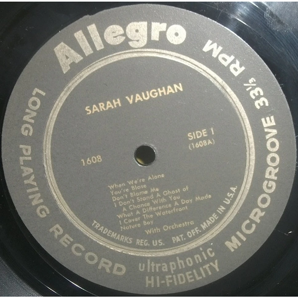 Sarah Vaughan - Sarah Vaughan