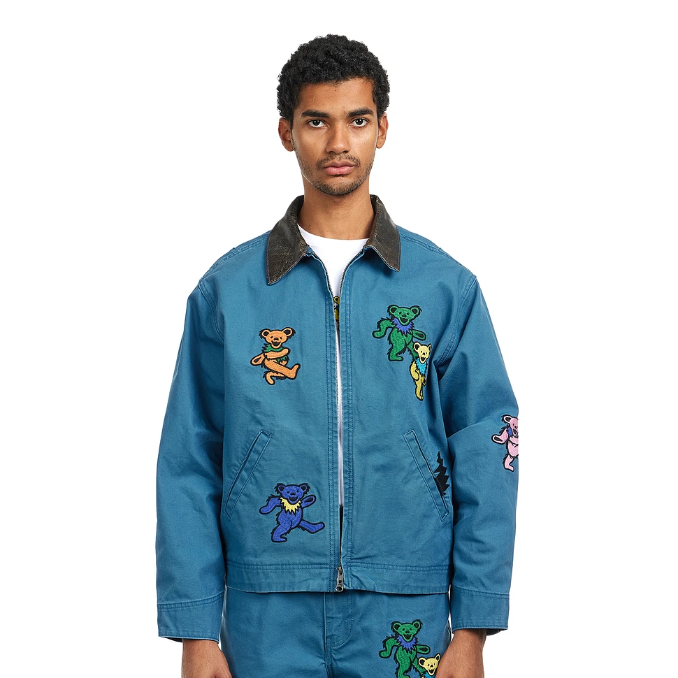 thisisneverthat x Grateful Dead - GD Dancing Bears Work Jacket (Blue) | HHV