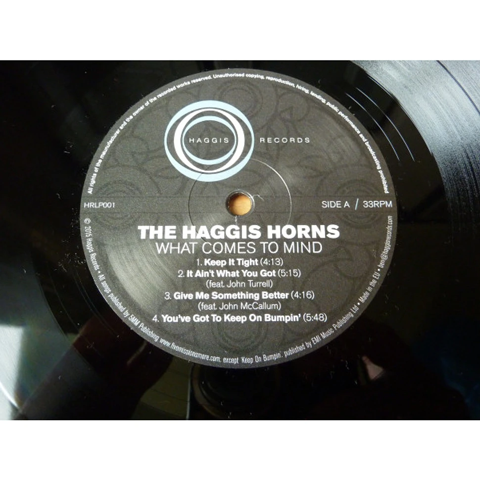 The Haggis Horns - What Comes To Mind