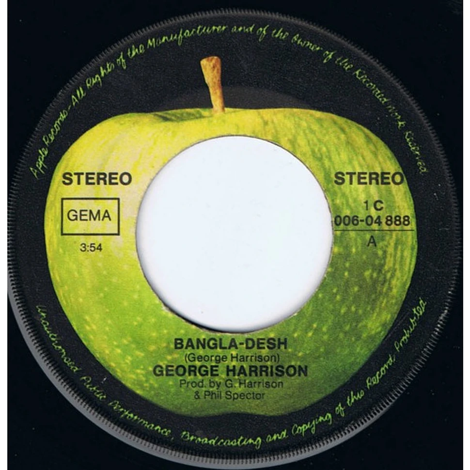 George Harrison - Bangla-Desh / Deep Blue