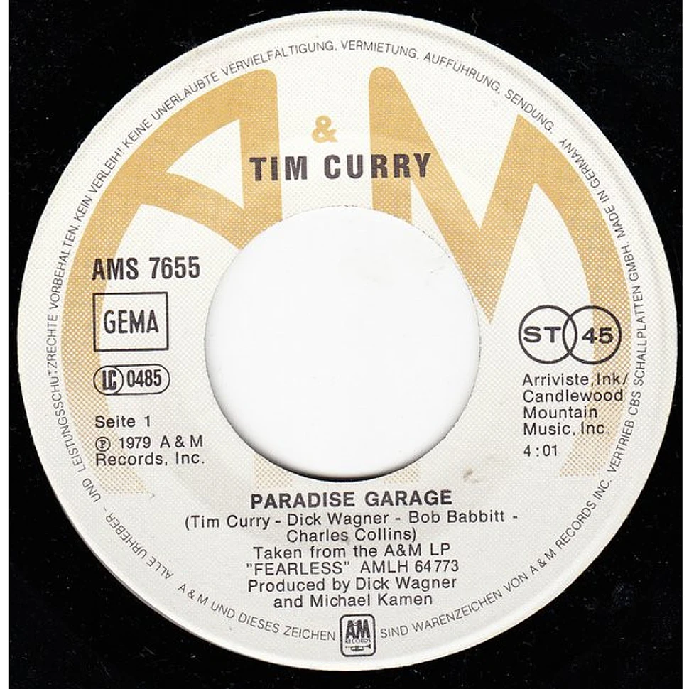 Tim Curry - Paradise Garage