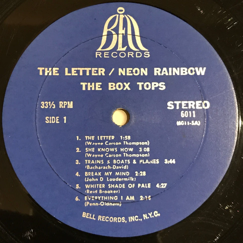 Box Tops - The Letter / Neon Rainbow