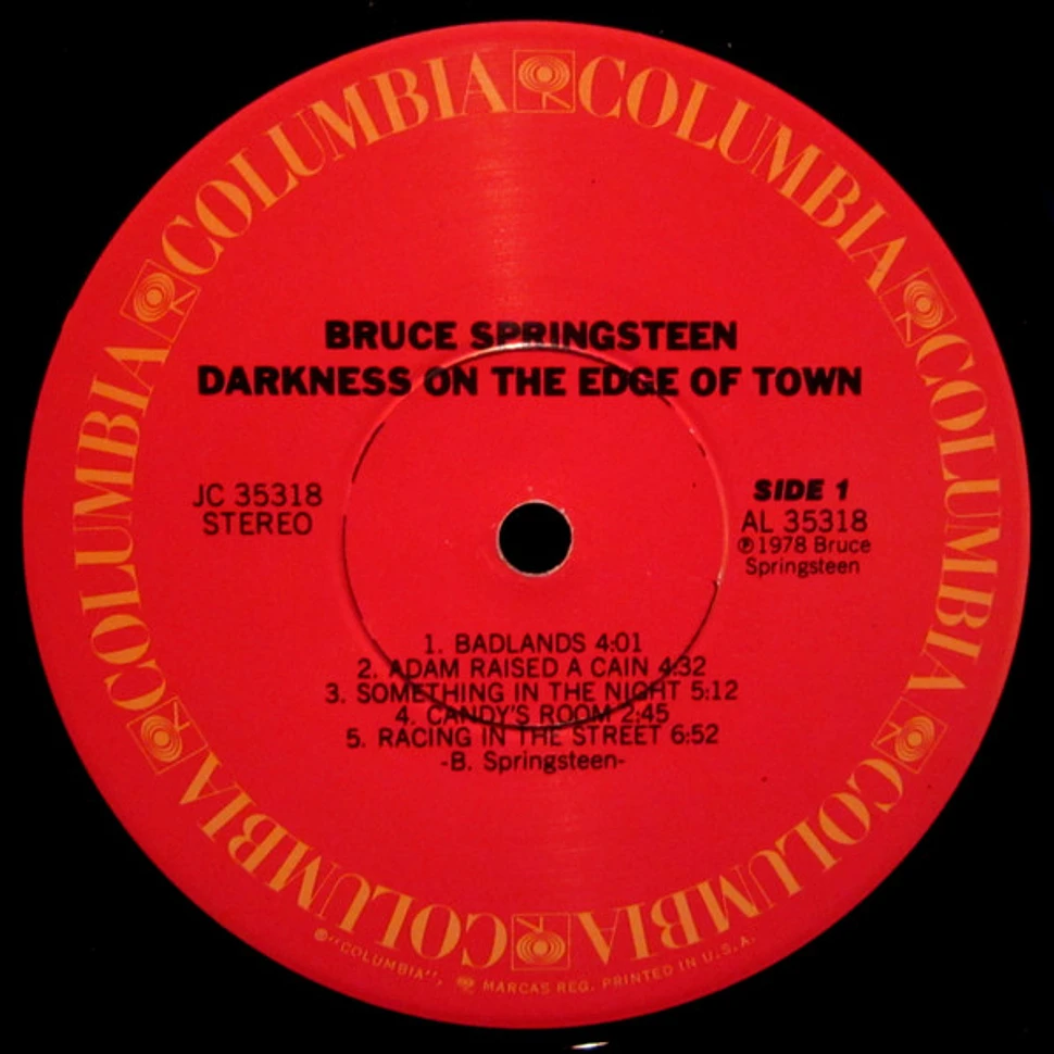 Bruce Springsteen - Darkness On The Edge Of Town