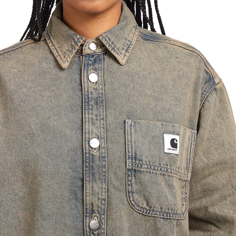 Carhartt WIP - W' Georgia Shirt Jac "Smithtown" Denim, 12 oz