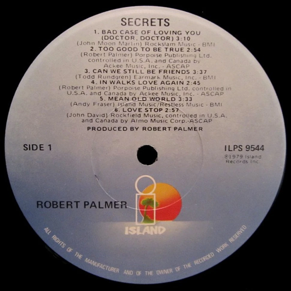 Robert Palmer - Secrets