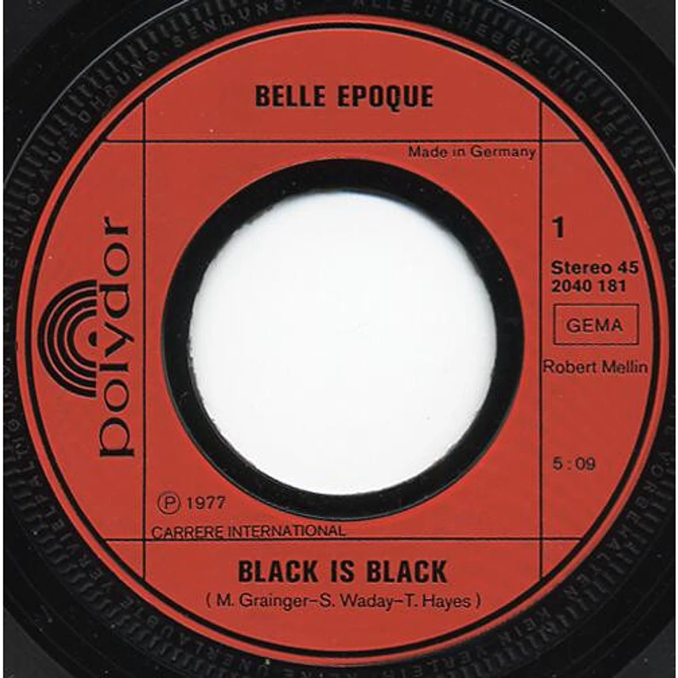 Belle Epoque - Black Is Black