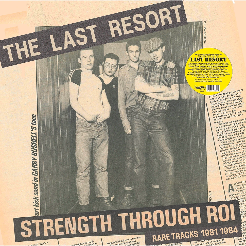 Last Resort - Strength Through Roi Rare Tracks 1981-1984 Splattered Vinyl Edition