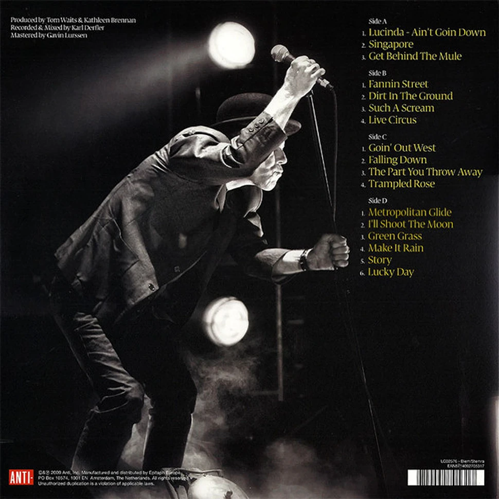 Tom Waits - Glitter And Doom Live