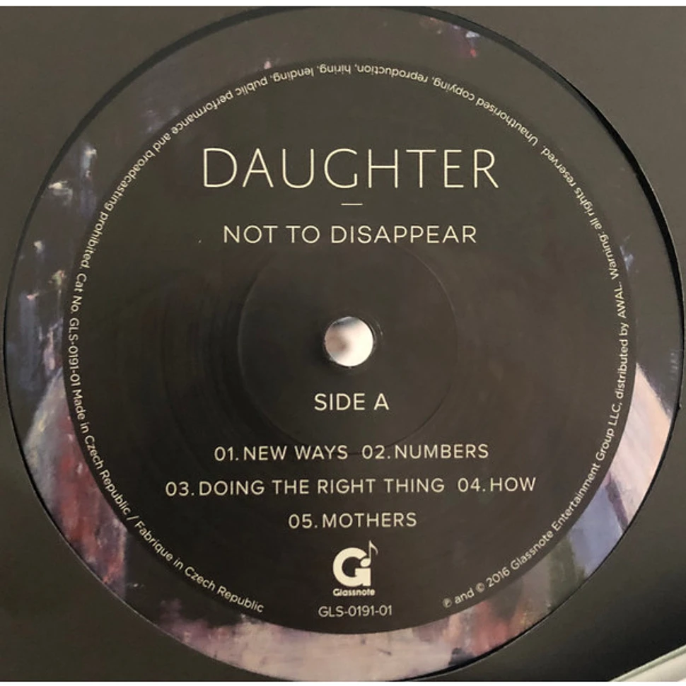 Daughter - Not To Disappear