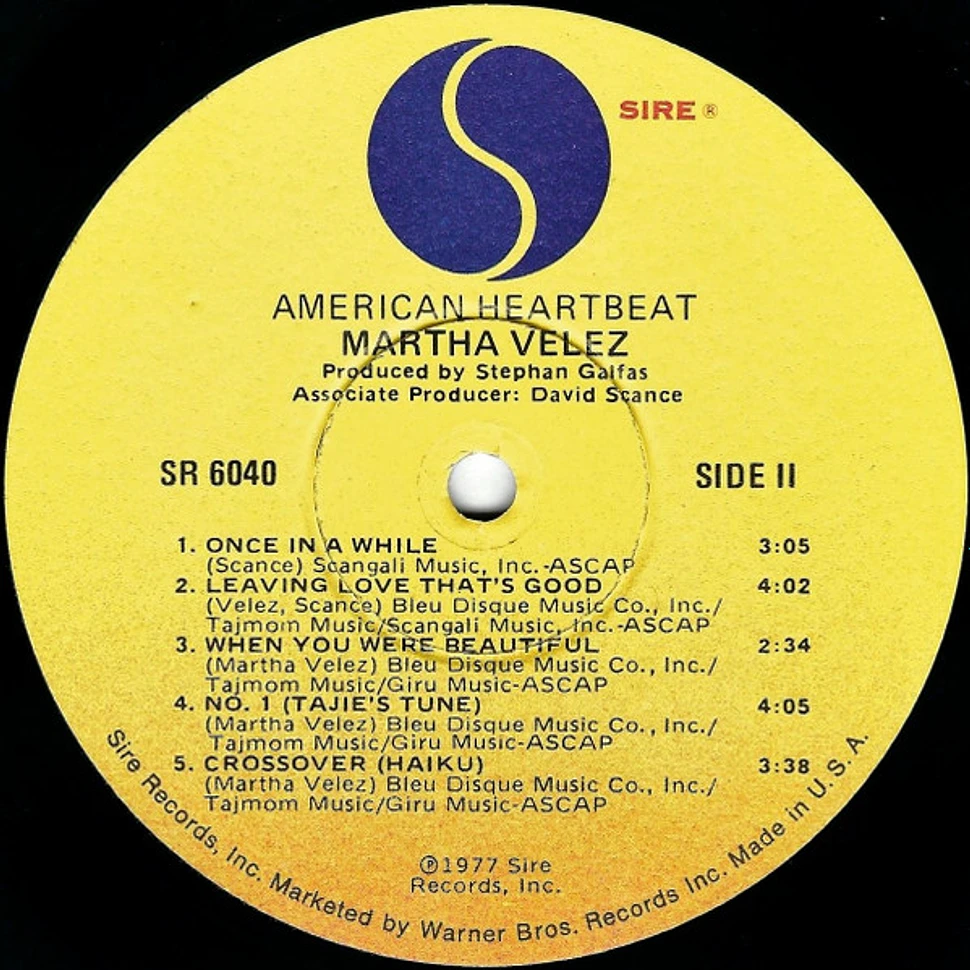 Martha Velez - American Heartbeat