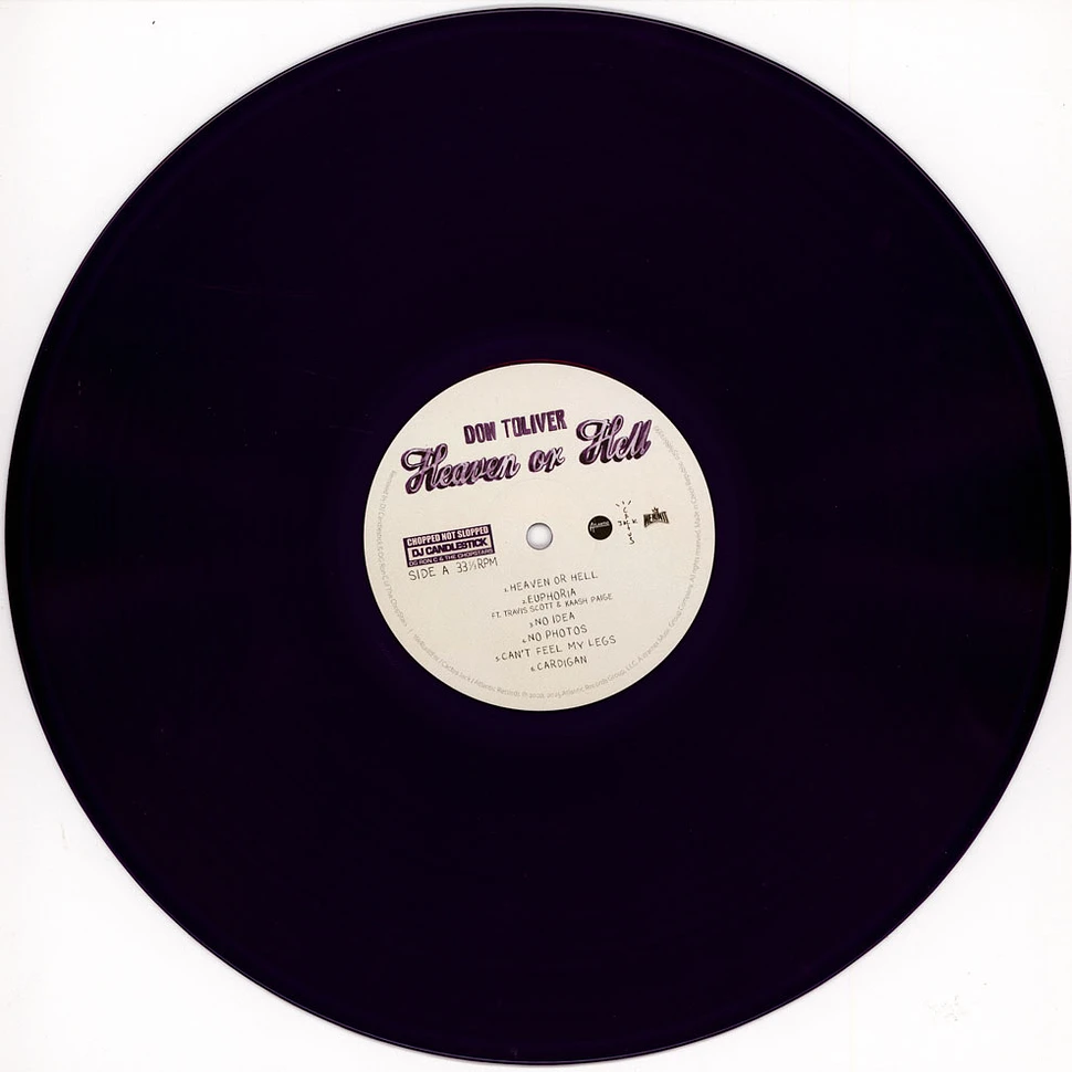 Don Toliver Heaven Or Hell LPレコード Vinyl Amazon.co.jp: HEAVEN OR HELL [CRYSTAL CLEAR VINYL] [Analog