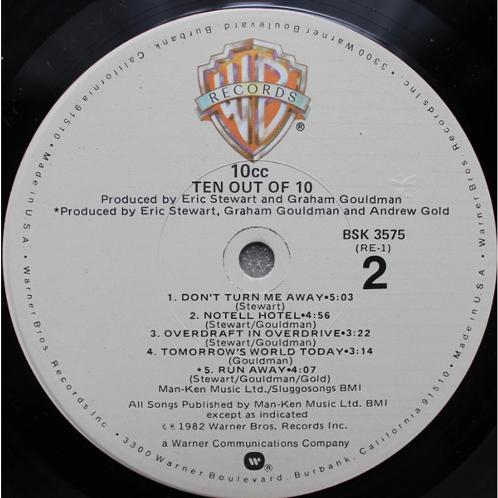 10cc - Ten Out Of 10