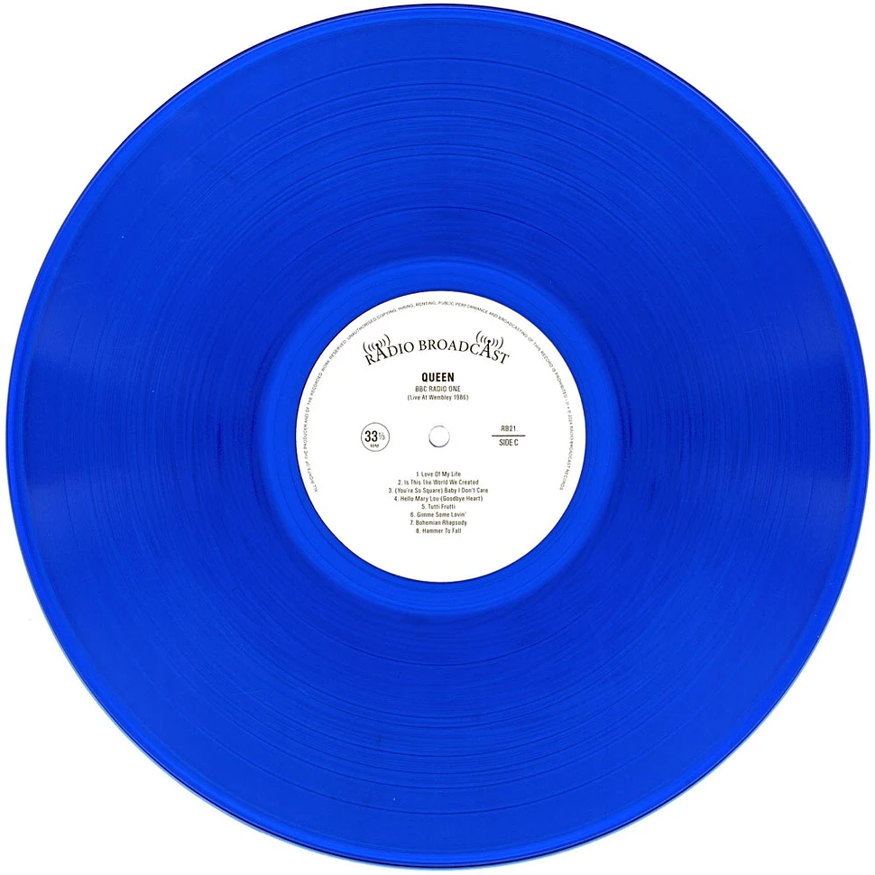 Queen - Live At Wembley 1986 Blue Vinyl Edition