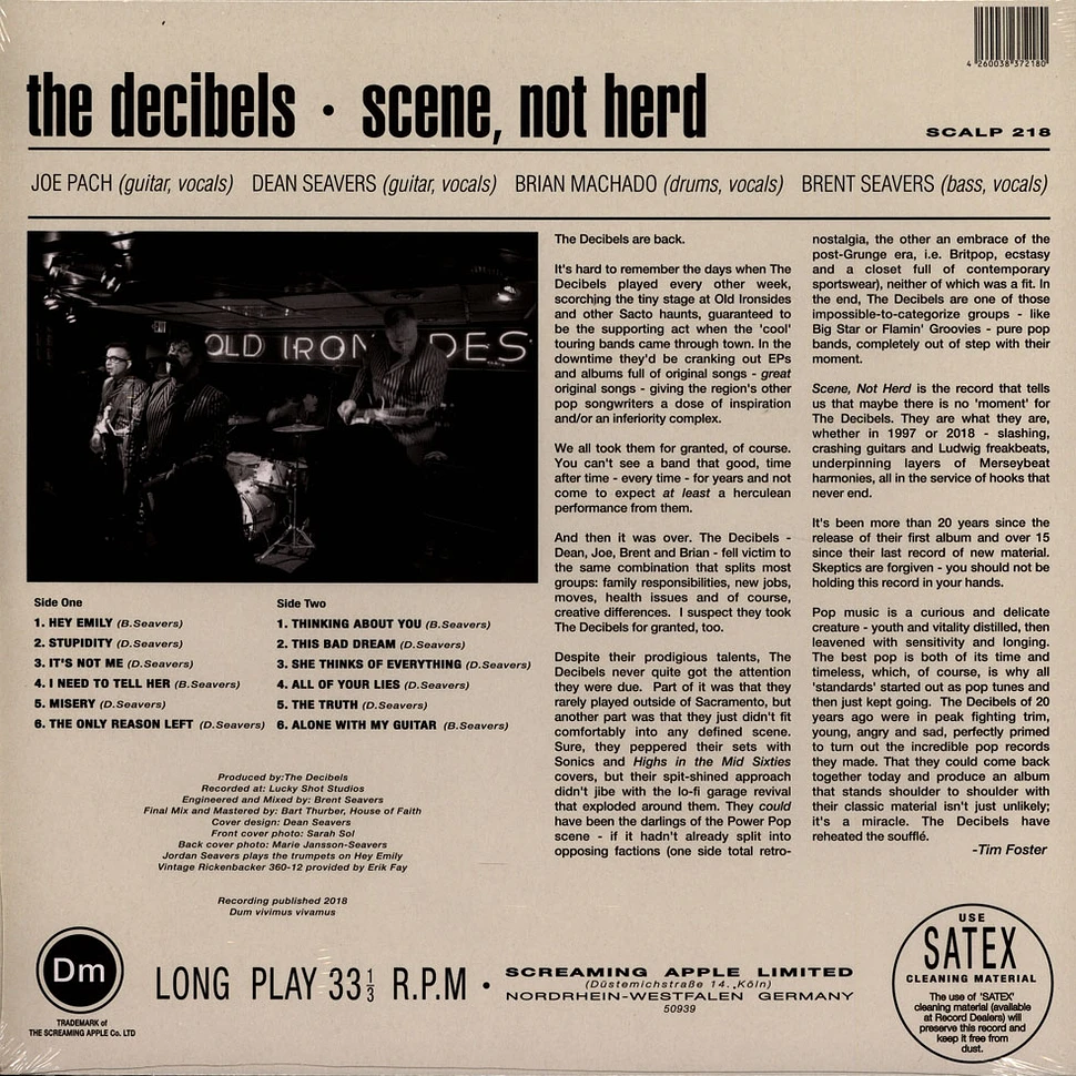 The Decibels - Scene Not Herd