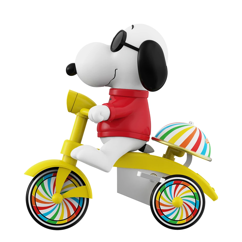 Peanuts - Super Cycles - Joe Cool (w/ Yellow Trike) ReAction Figure