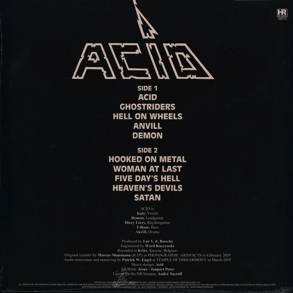 Acid - Acid Black Vinyl Edition